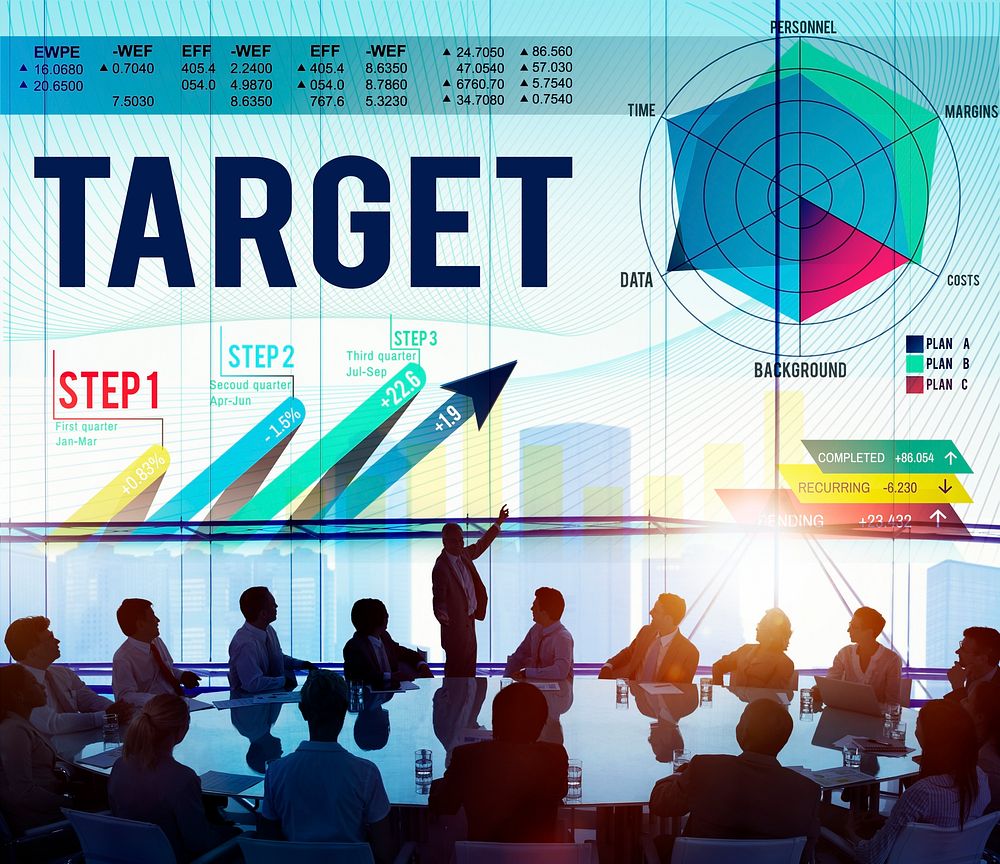 Target Achievement Goal Success Aspiration Concept