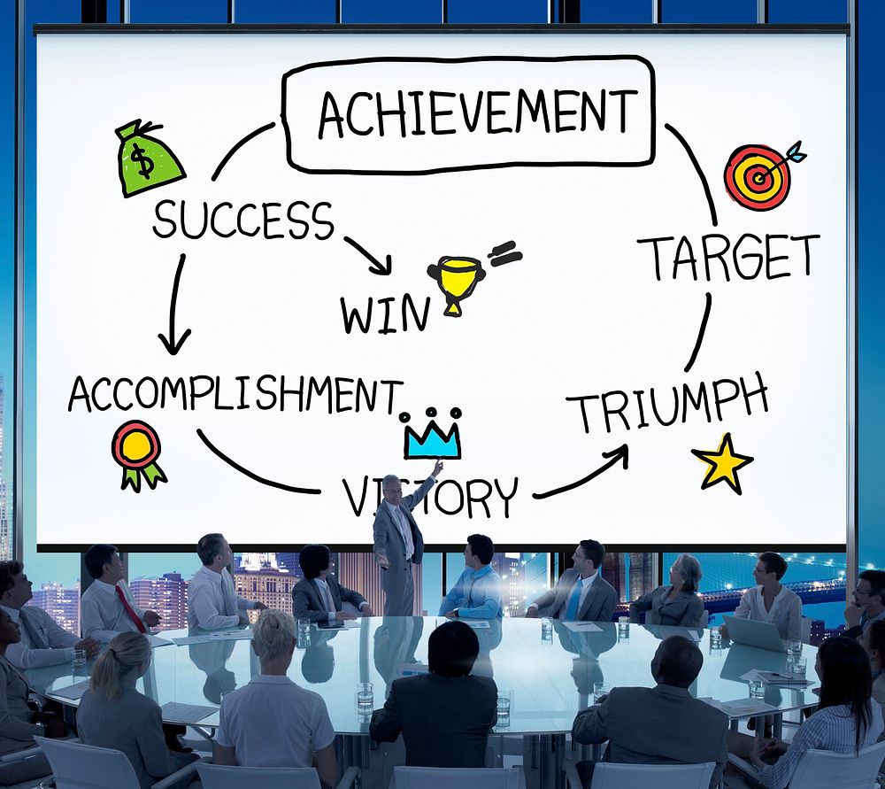 Achievement Target Accomplishment Goal Success Concept