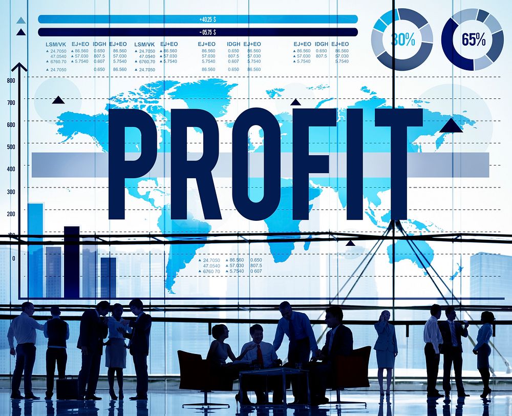 Profit Accounting Benefit Earning Finance Concept