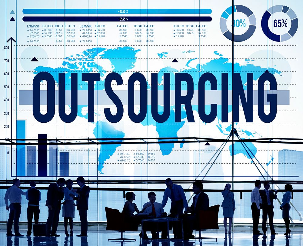 Outsourcing Career Employment Hiring Recruitment Concept