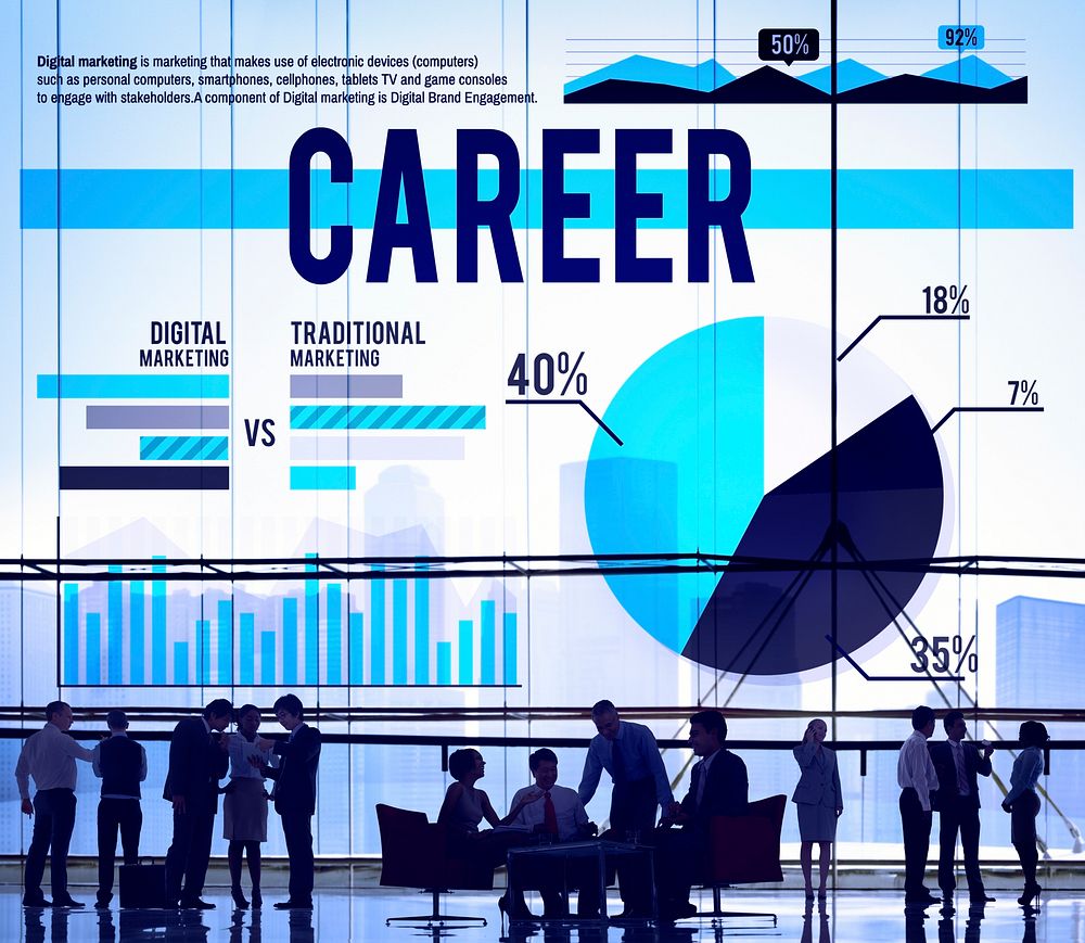 Career Job Profession Occupation Marketing Concept
