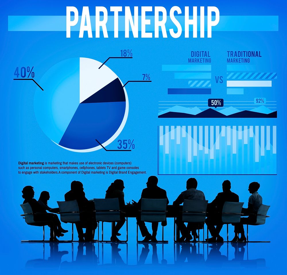 Partnership Team Collaboration Teamwork Agreement Concept