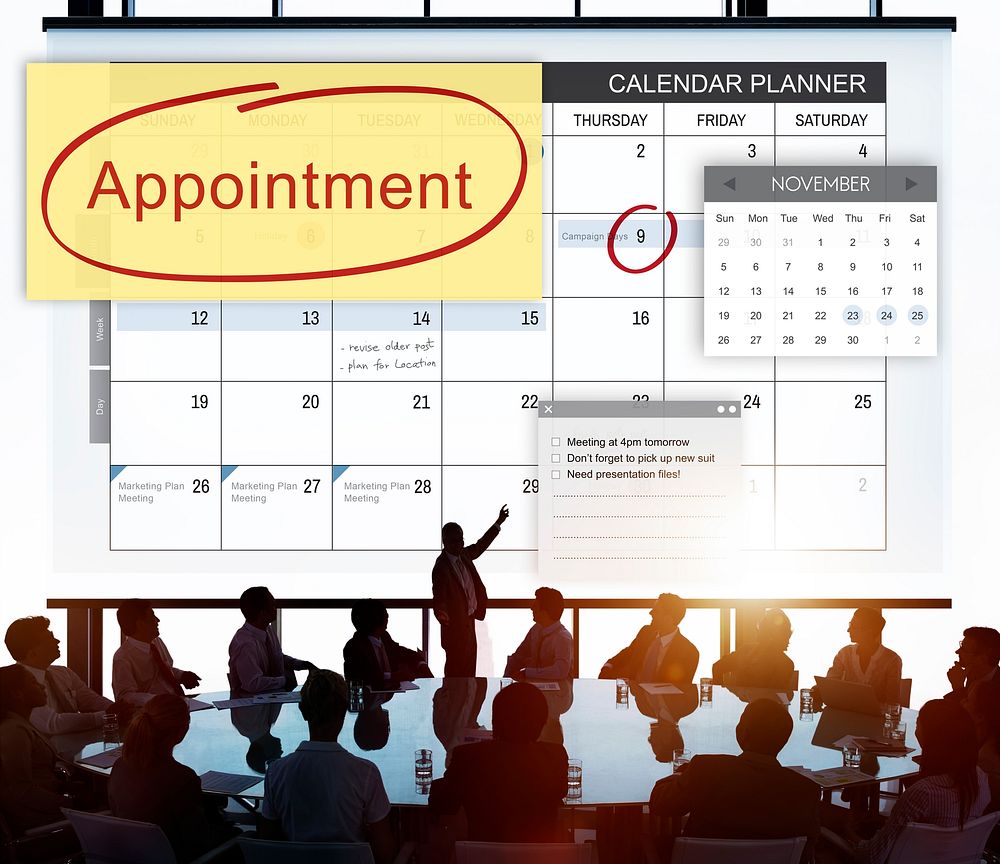 Appointment Planner Schedule Planning To Do List Concept