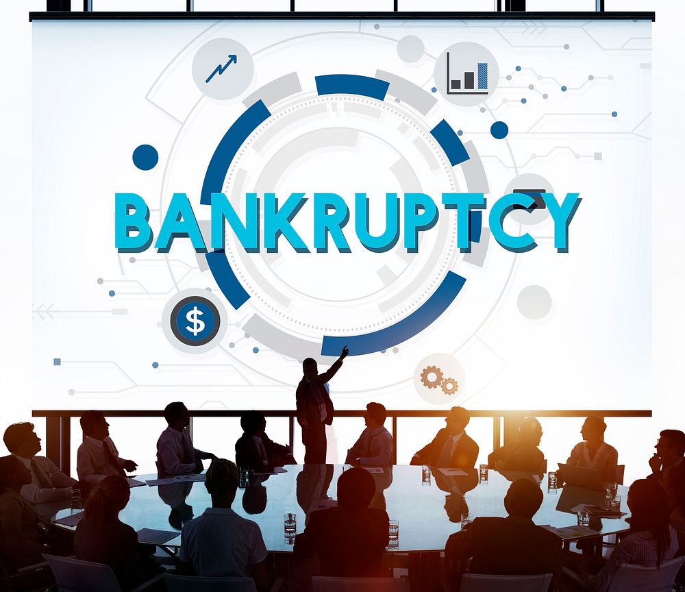 Bankruptcy Debt Loss Recession Financial Banking Concept