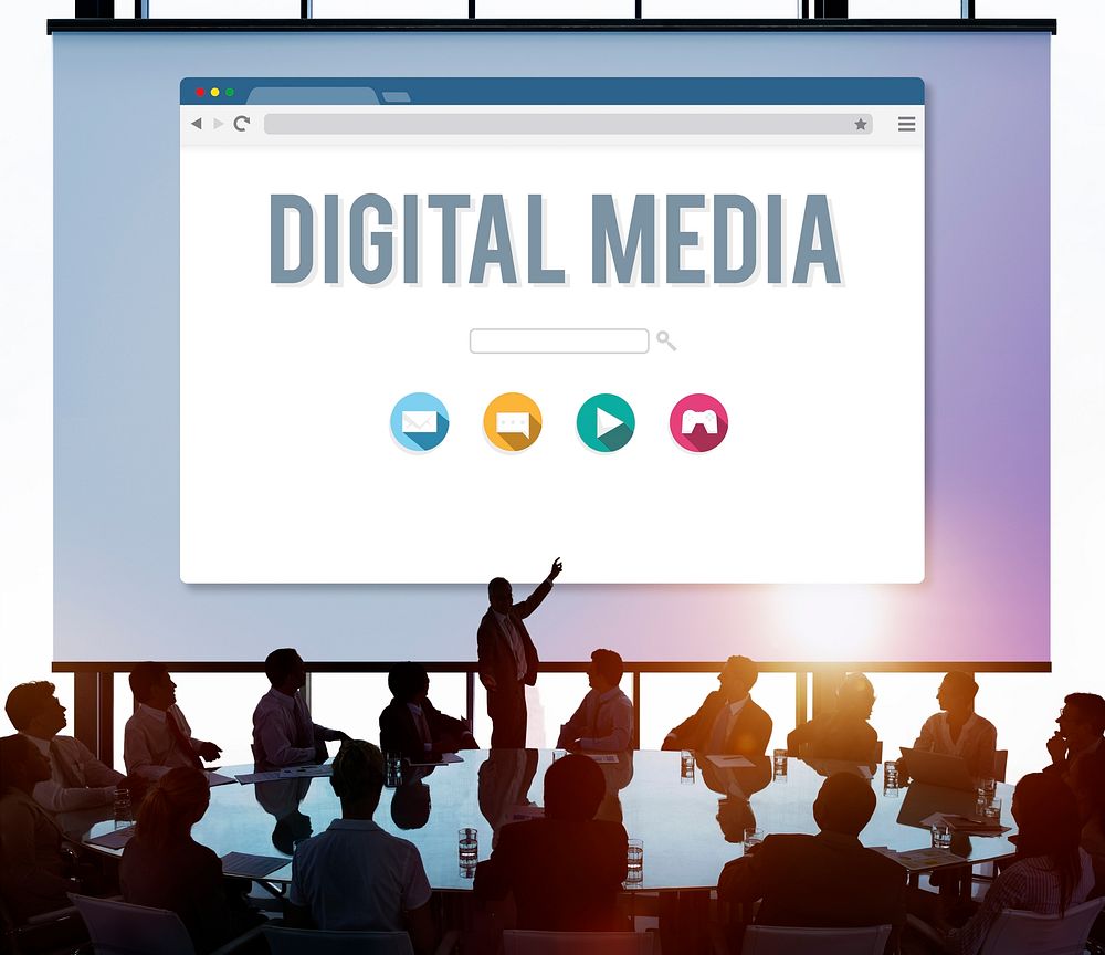 Digital Media Connection Information Internet Concept