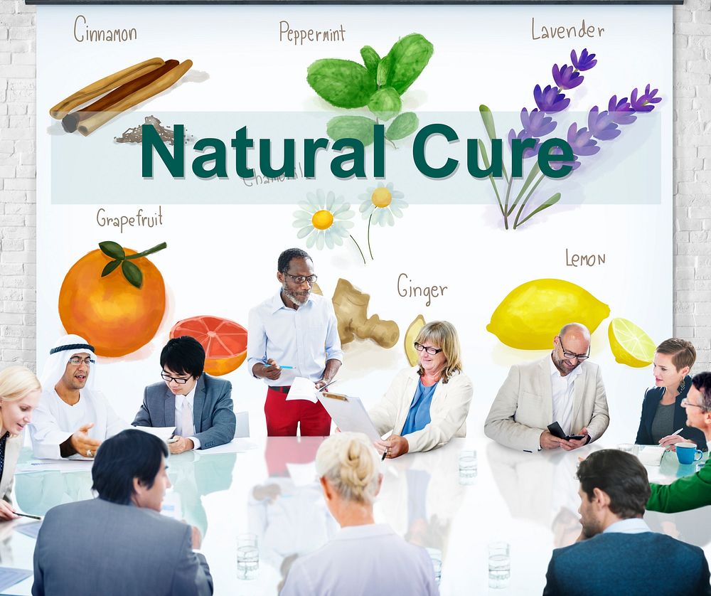 Medicinal Plants Natural Cure Herb Herbalism Concept