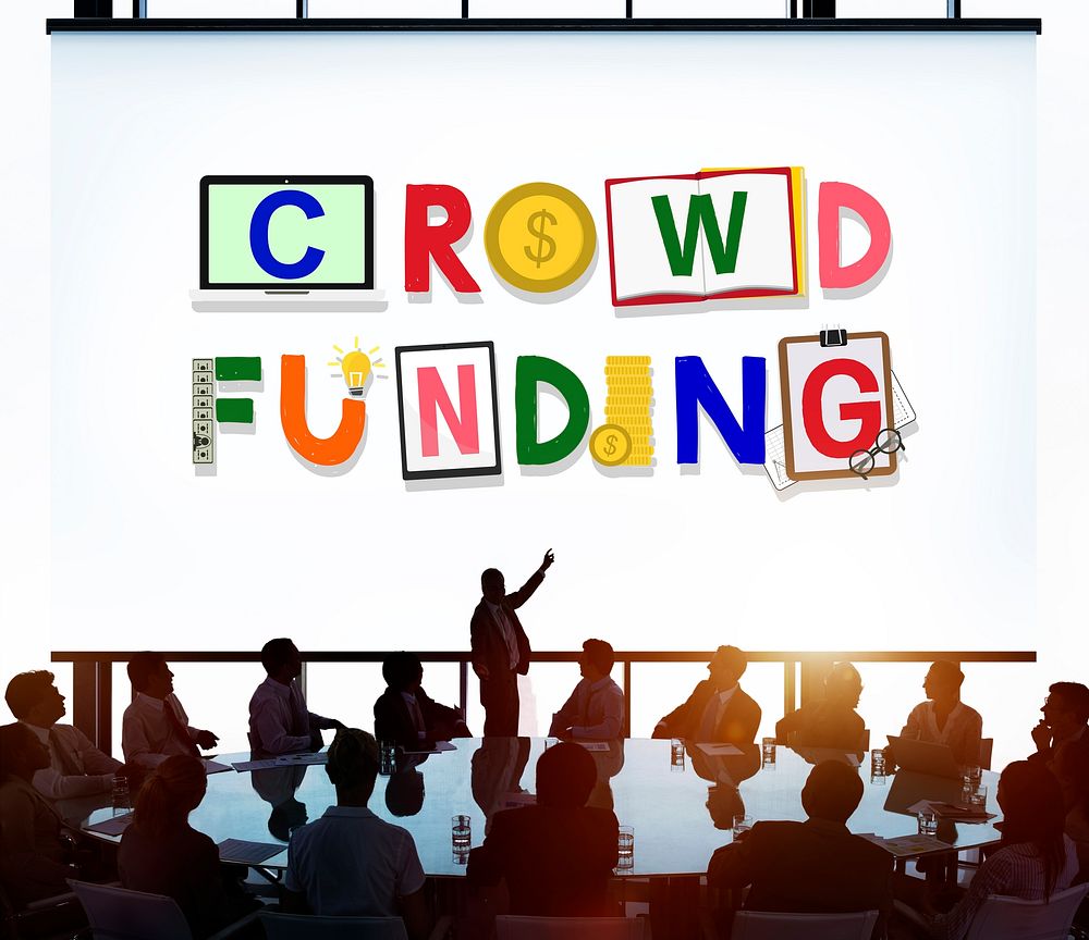 Crowdfunding Fundraising Contribution Investment Concept