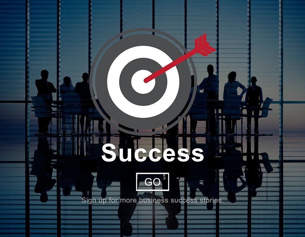 Success Mission Motivation Homepage Concept