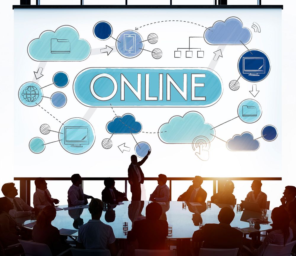 Online Communication Internet Connection Networking Concept