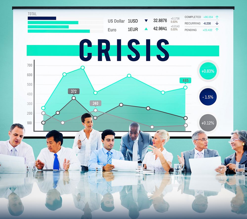 Crisis Problem Recession Risk Business Concept