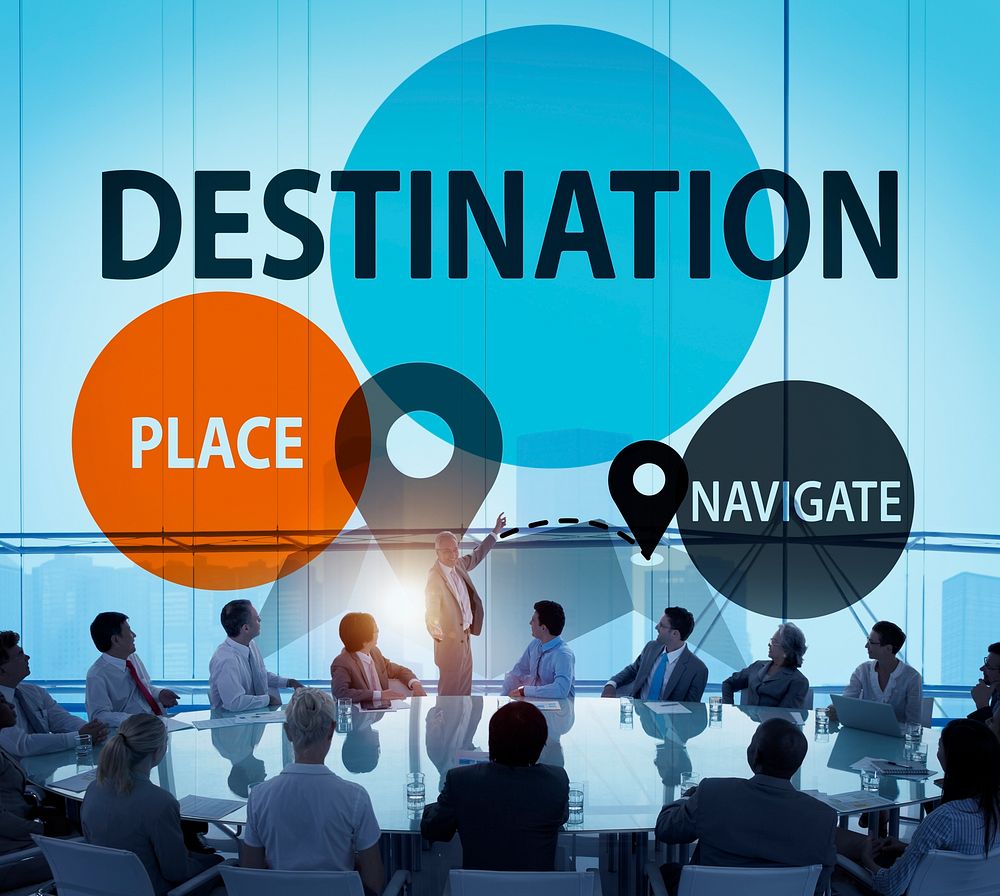 Destination Navigate Exploration Place Travel Concept
