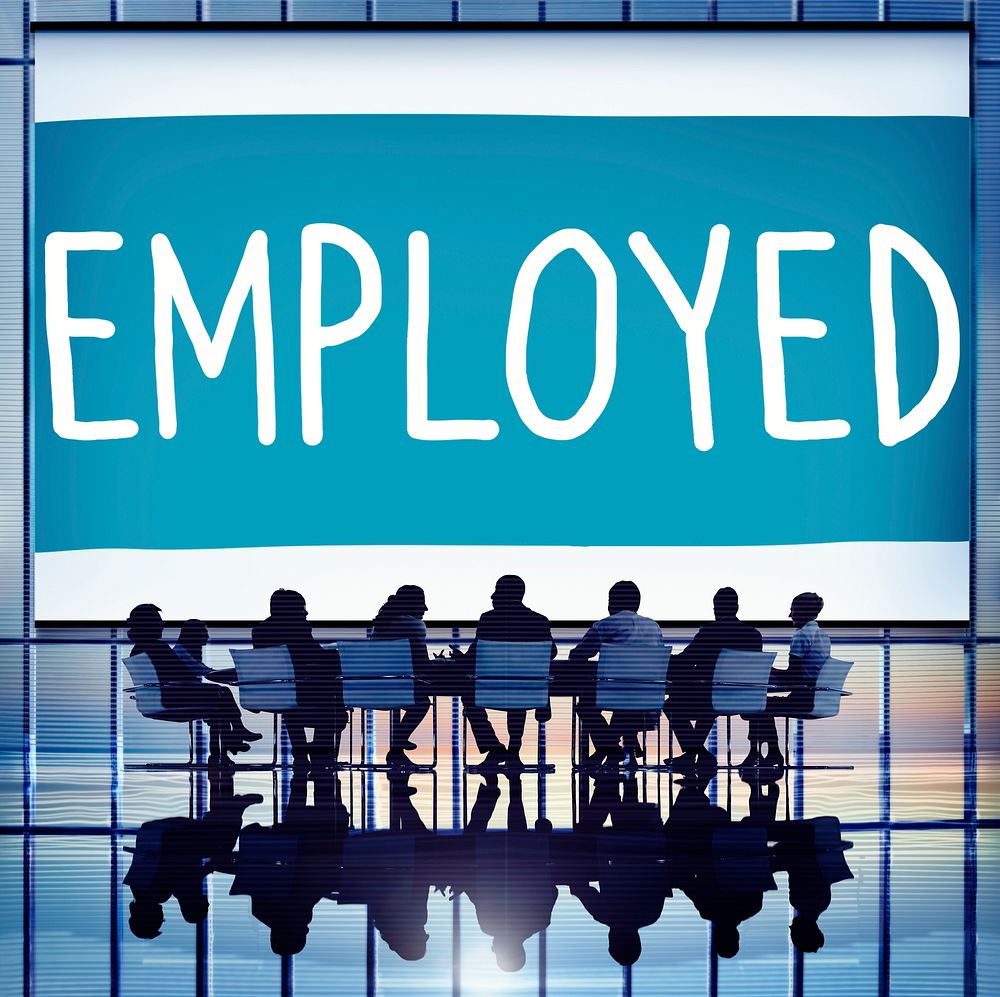Employed Recruitment Human Resources Hiring Concept