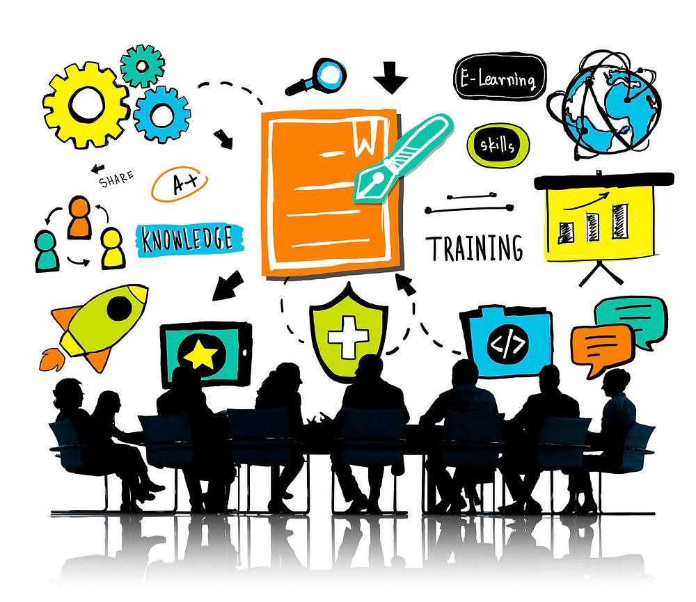 Business Team Training Communication Brainstorming Meeting Concept
