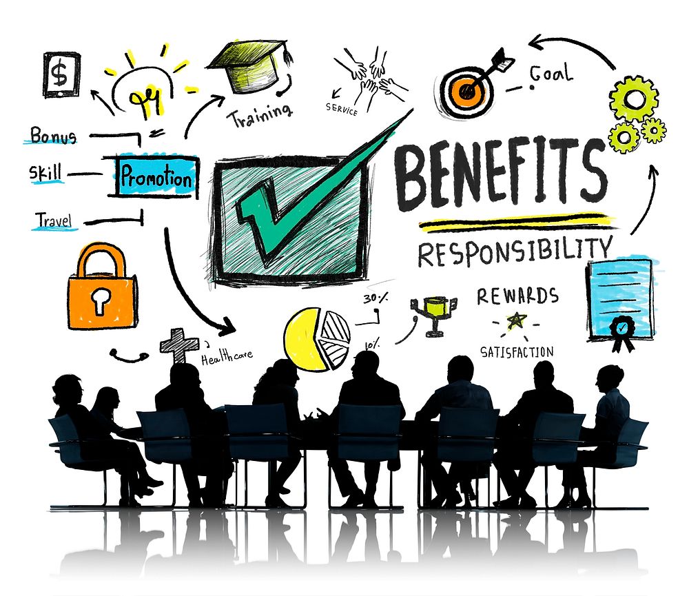 Benefits Gain Profit Earning Income Business Meeting Concept