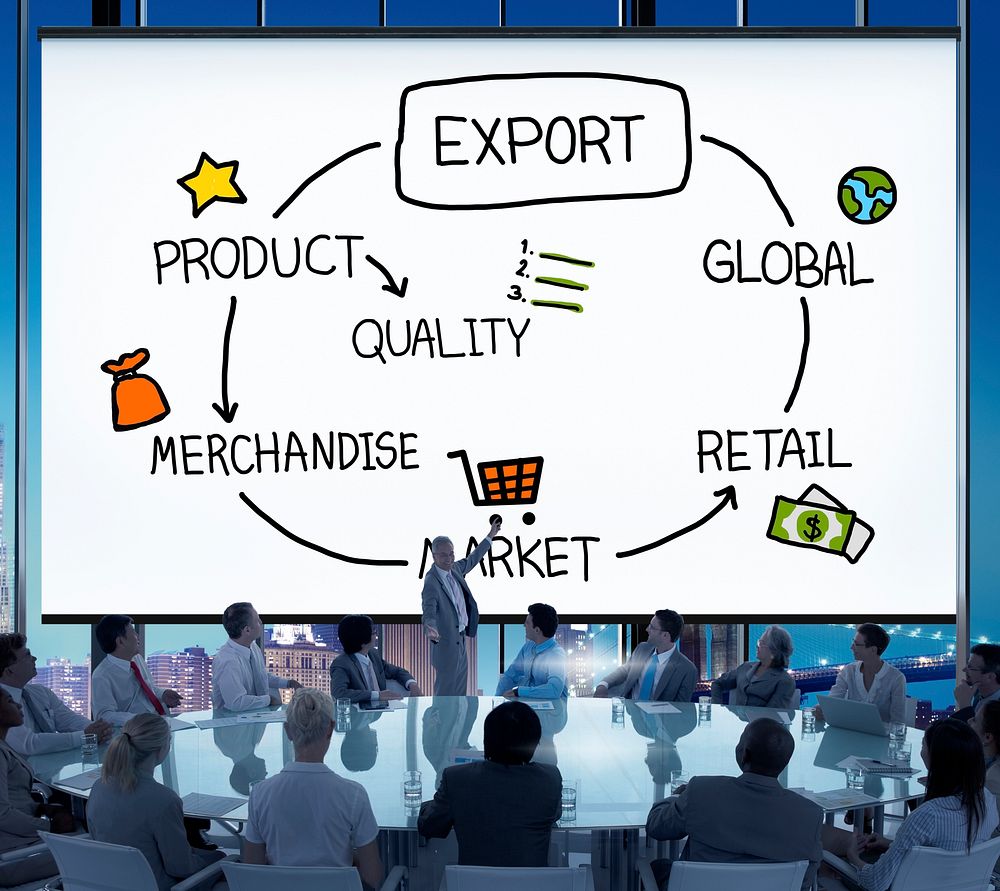 Export Product Merchandise Retail Quality Concept