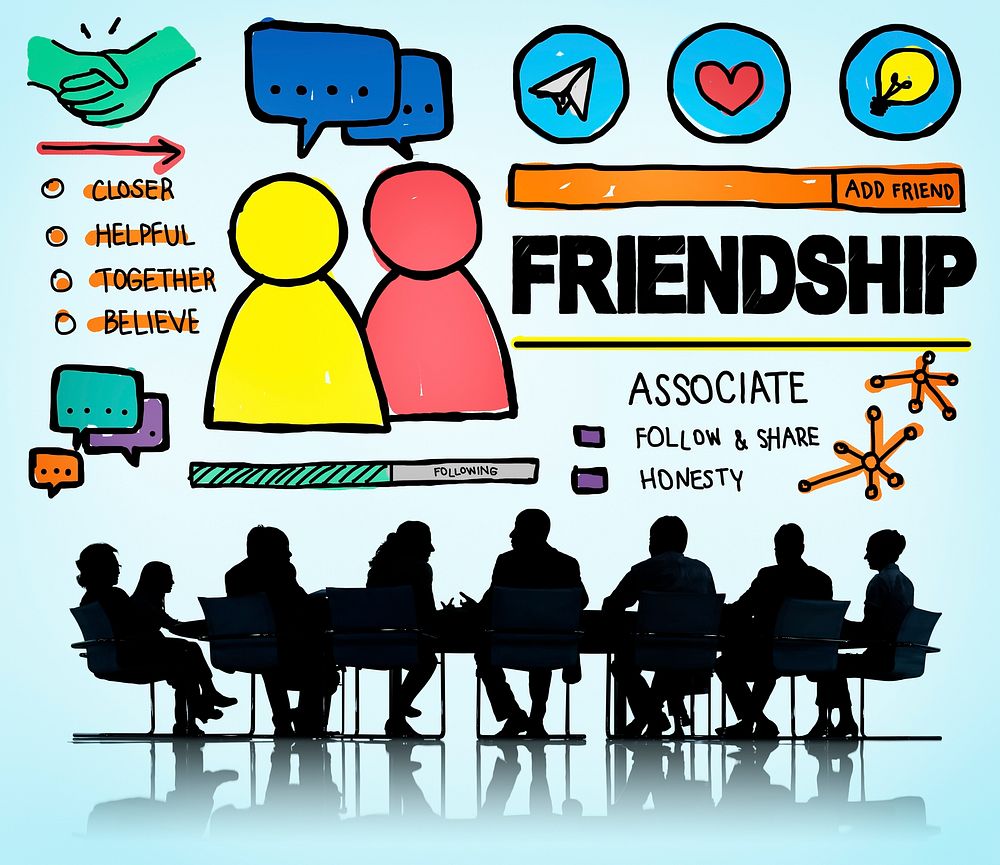 Friendship Group People Social Media Loyalty Concept