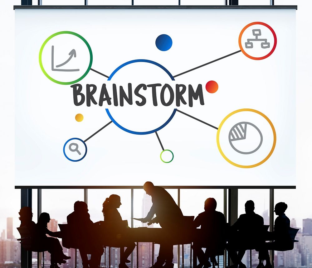 Brainstorm Analysis Creative Thinking Illustration Concept