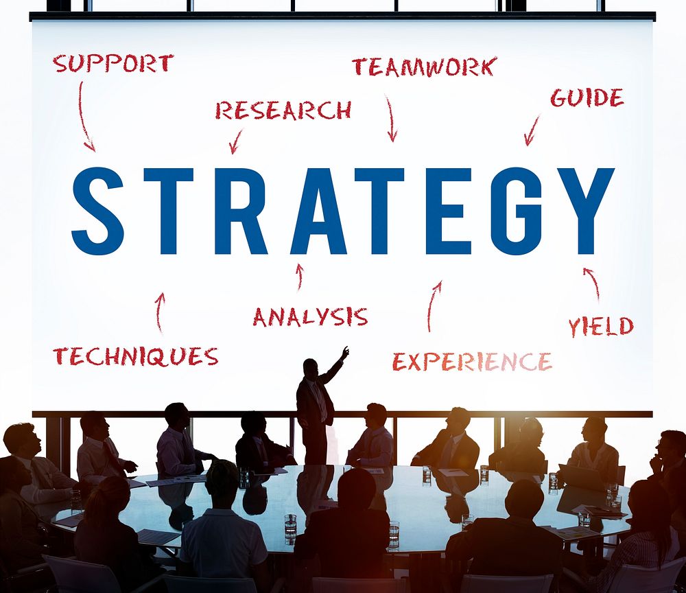 Strategy Business Company Strategy Marketing Concept