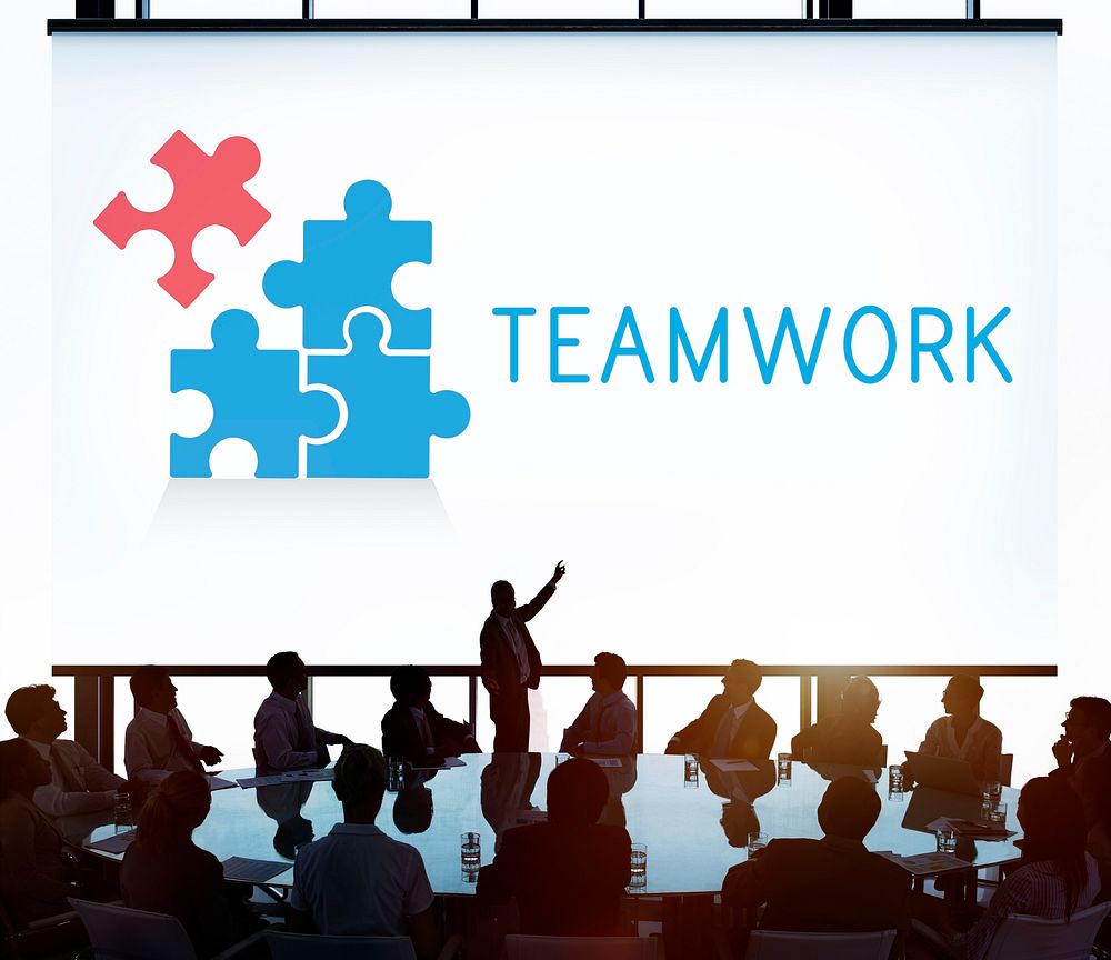 Teamwork Connection Cooperation Partnership Concept