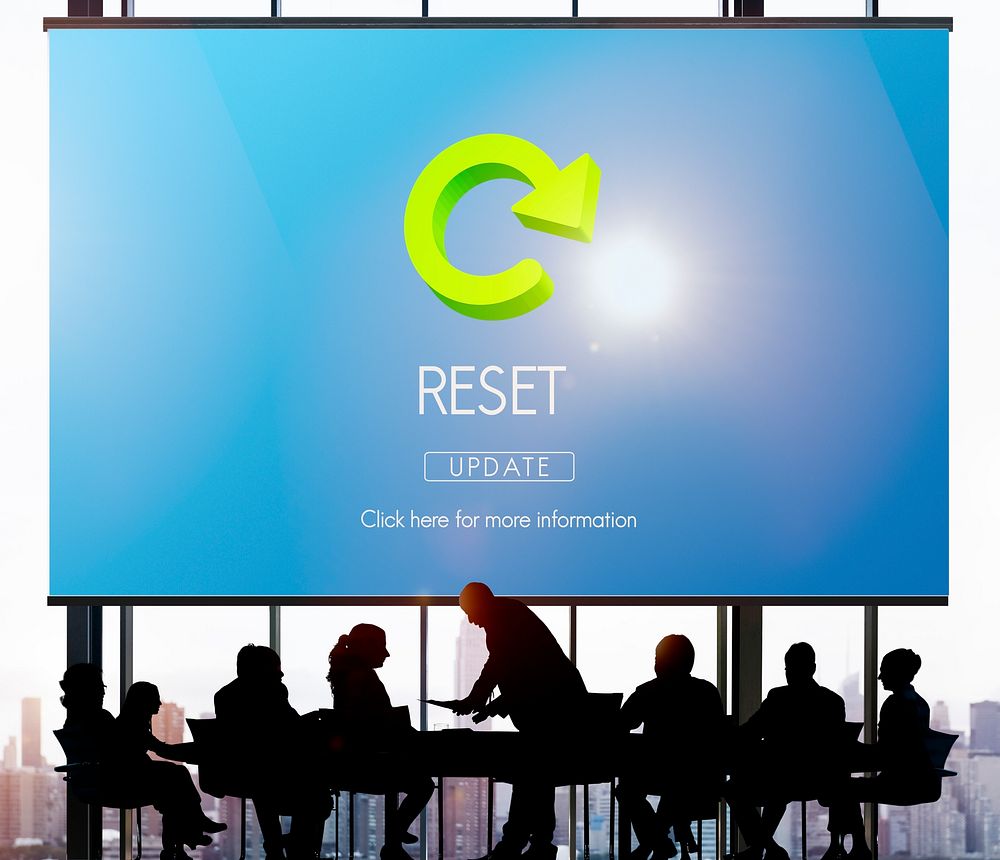 Reset Restart Back Beginning Concept