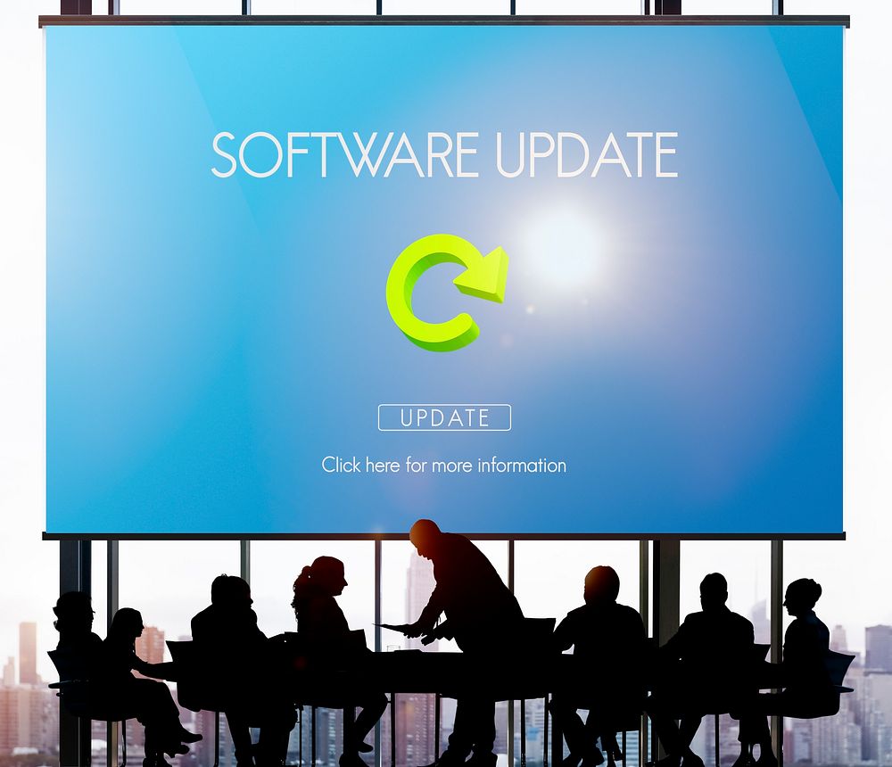 Software Update Website Webpage Networking Concept