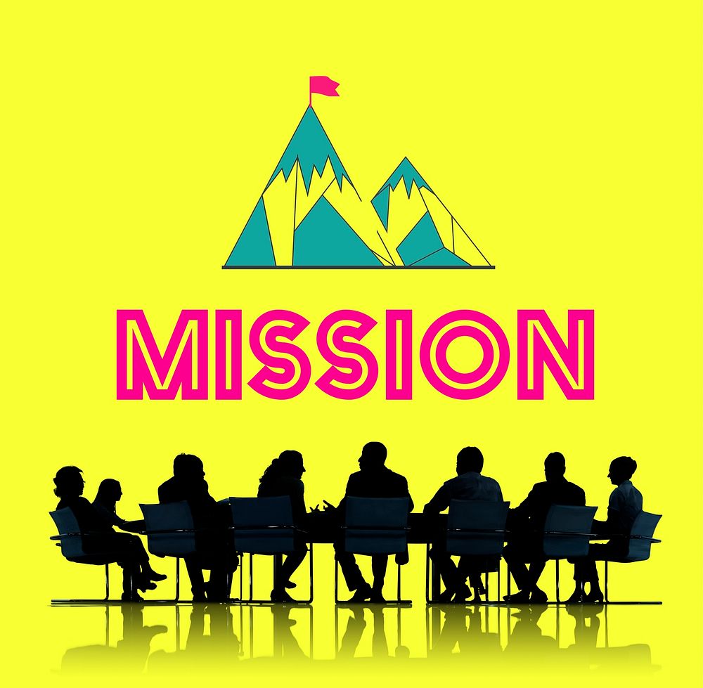 Strategy Success Mission Goals Concept