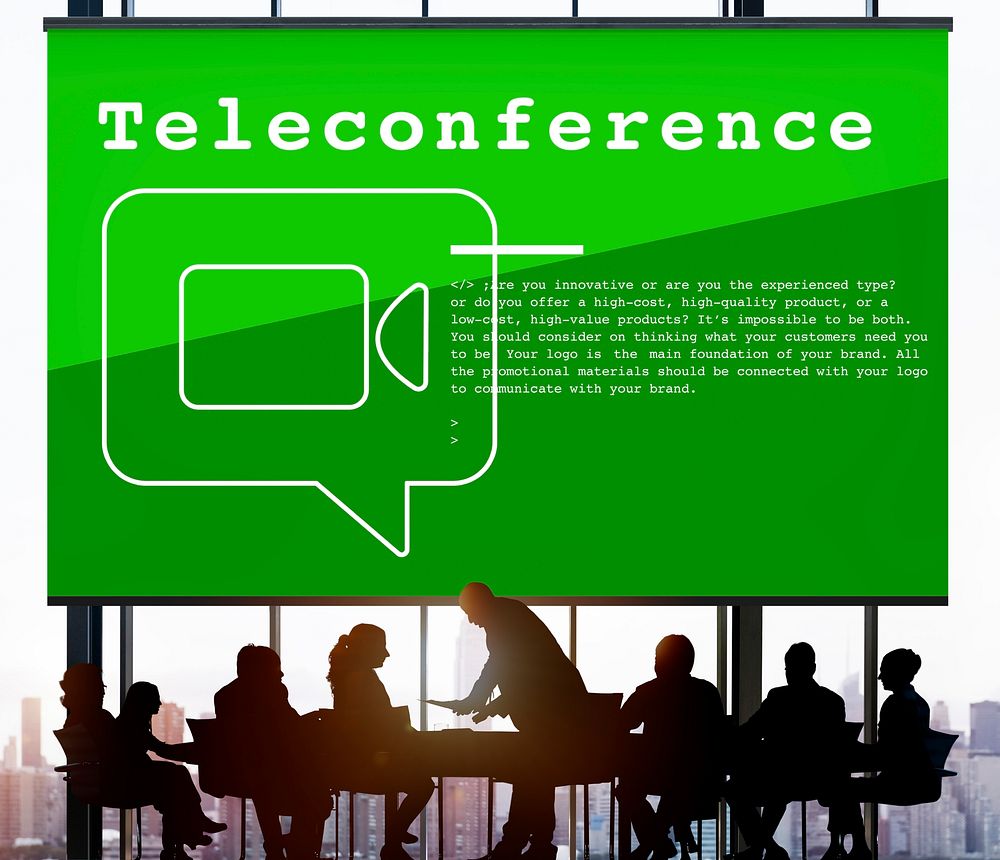 Communication Connection Teleconferrence Network Concept