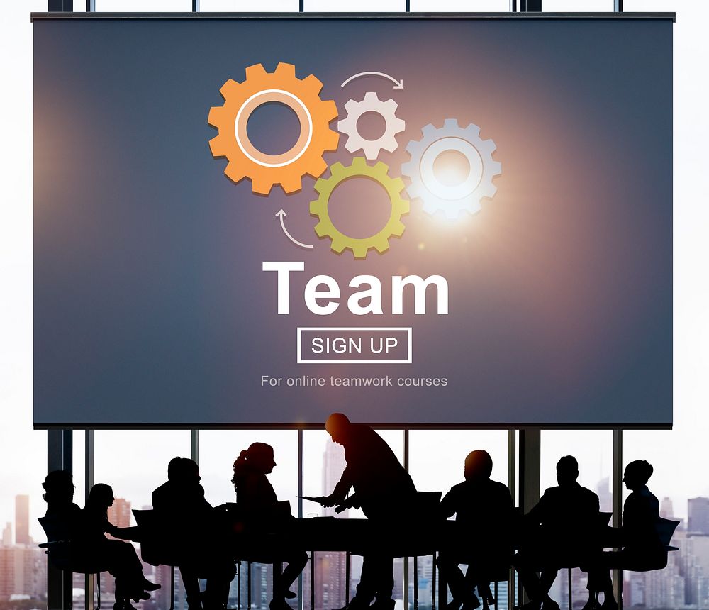Team Teamwork Homepage Collaboration Concept