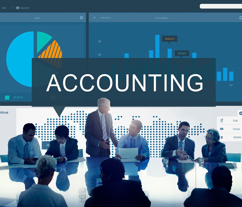 Accounting Analysis Business Graphic Success Concept