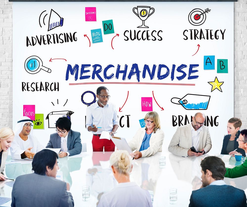 Merchandise Business Goal Investment Plan Concept