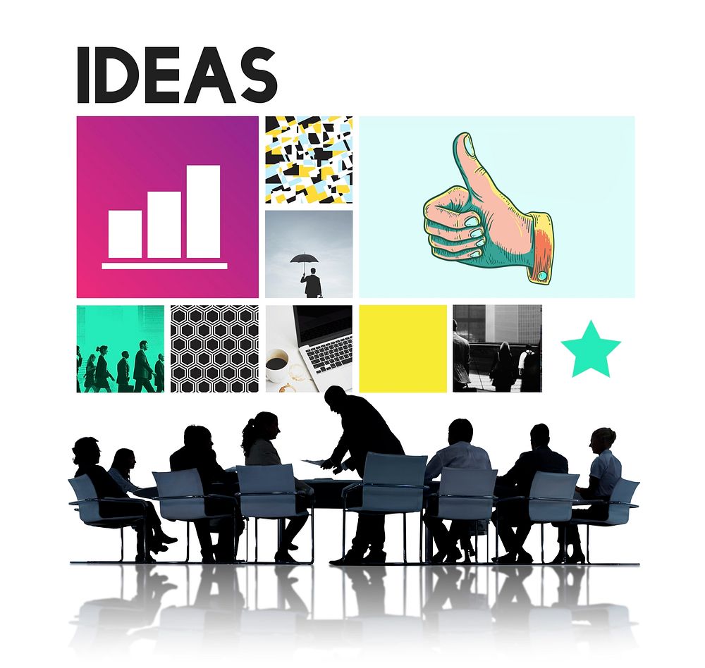 Ideas Thumps up Mission Strategy Concept