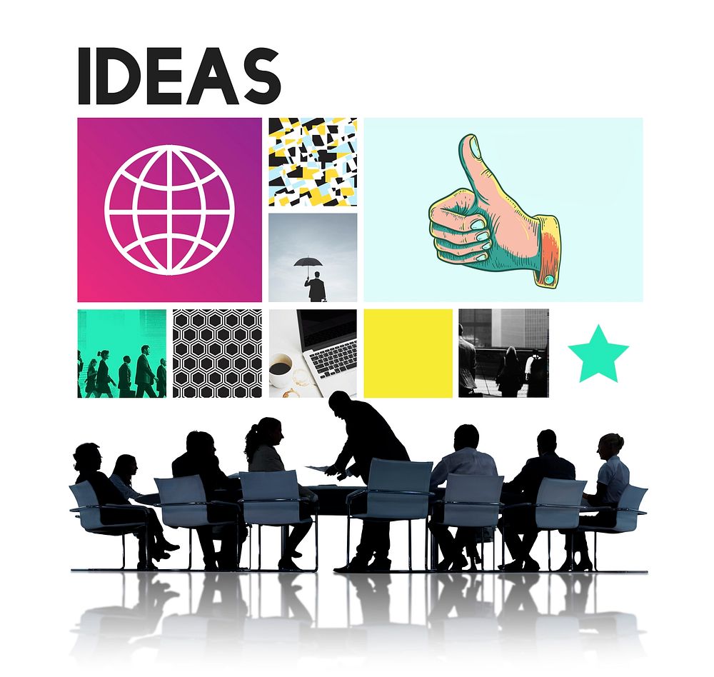 Ideas Thumps up Mission Strategy Concept