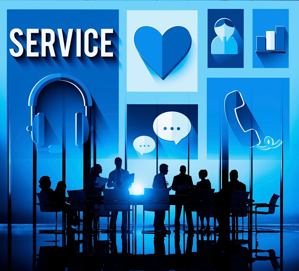 Customer Service Consultant Hospitality Care Concept