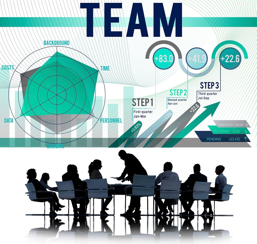 Team Teamwork Corporate Partnership Cooperation Concept