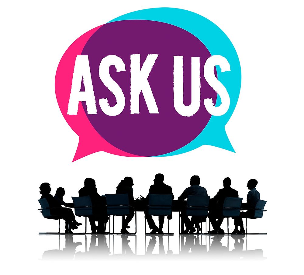 Ask us Contact Information Assistance Advice Concept
