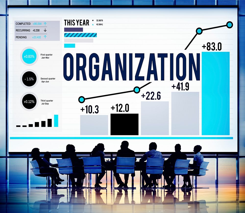 Organization Management Corporate Collaboration Team Concept