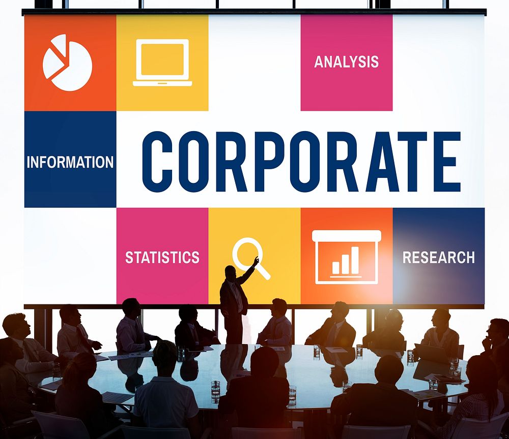 Discussion Corporate Presentation Strategy Concept