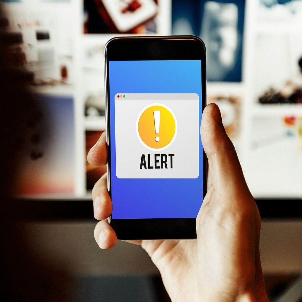 Alert Notification Exclamation Point Graphic Concept