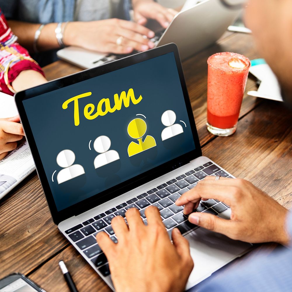 Partnership Corporate Team Leader Font Concept