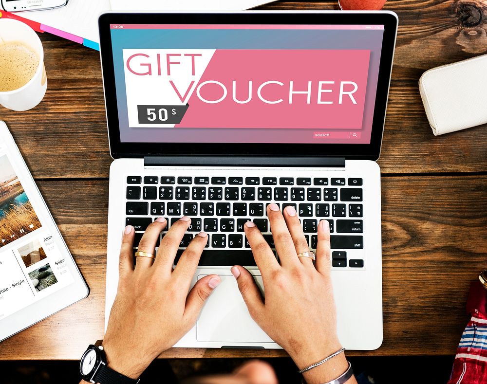 Gift Voucher Offer Coupon Concept