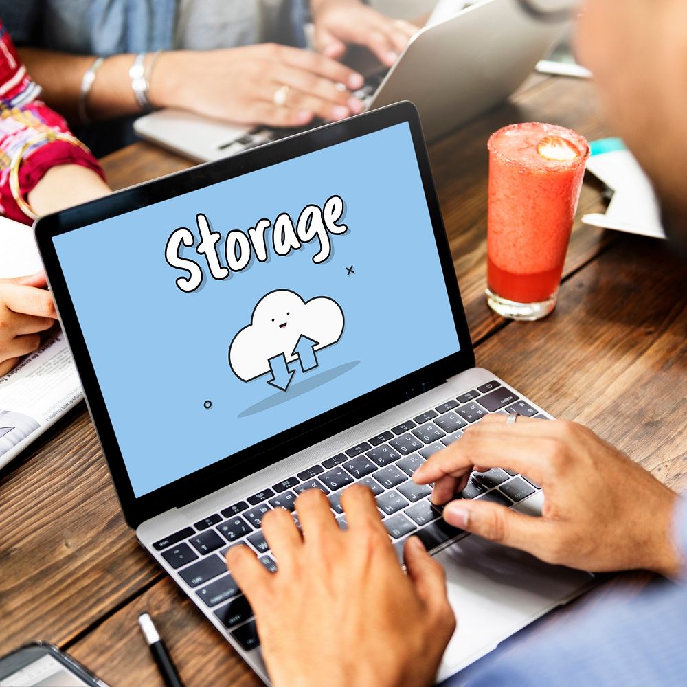 Online Storage Cloud Graphic Concept