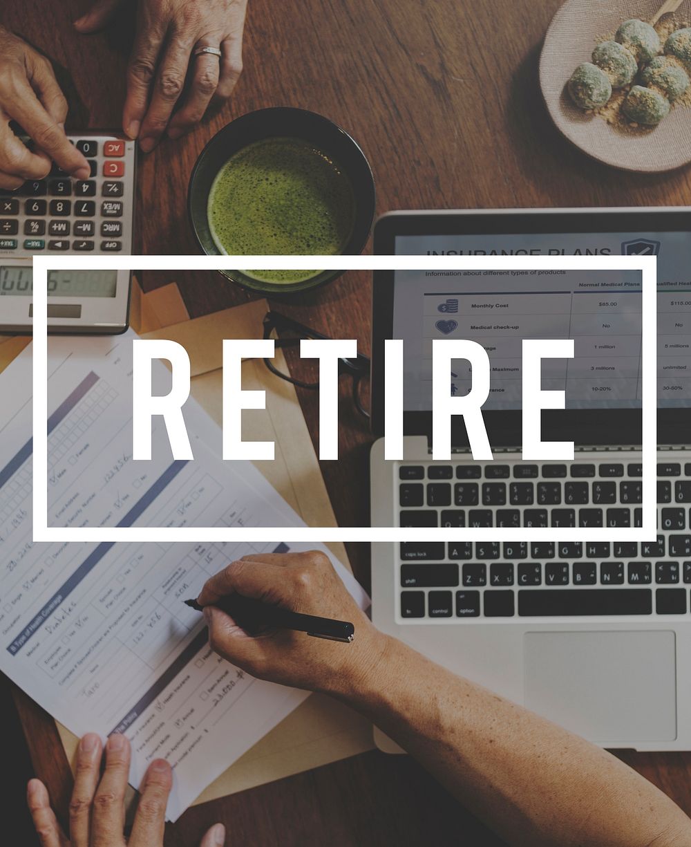 Retirenment Plan Senior Adult Concept