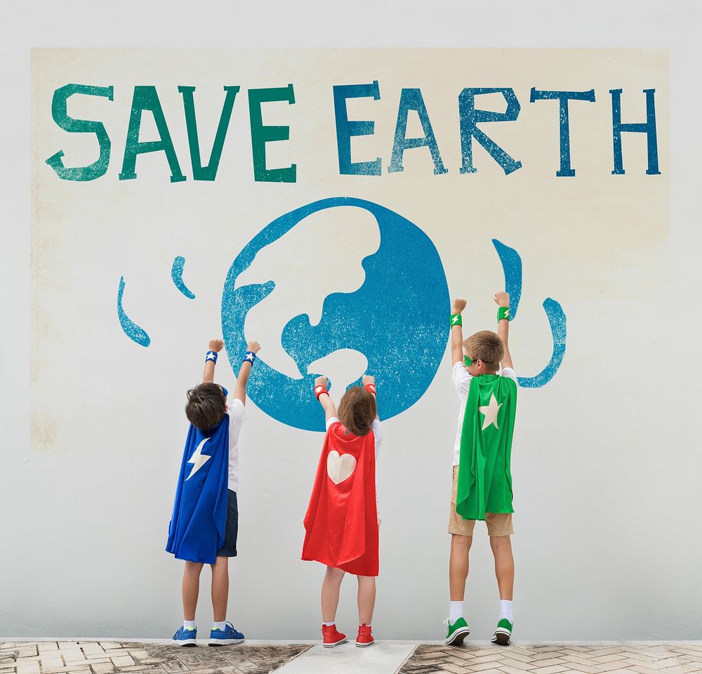 Earth Day Globe Icon Concept