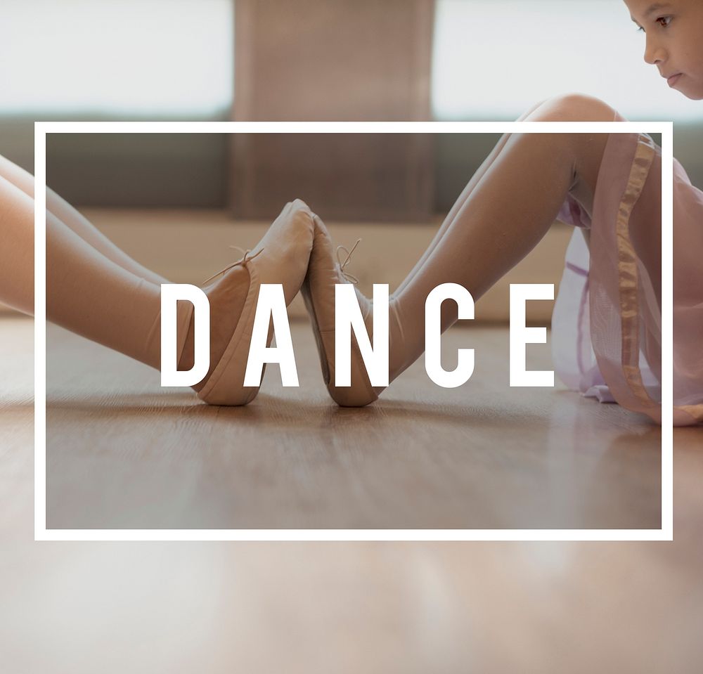 Ballerina Recreation Dancing Hobby Rehearsal Concept
