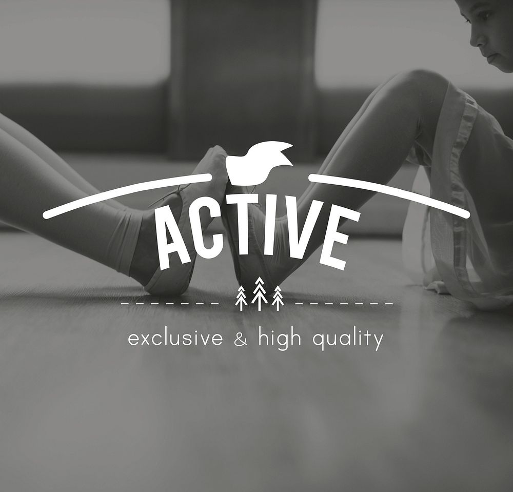 Active physical activity ballet background