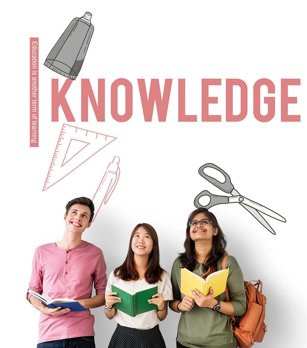 Knowledge Learning Academics Study Scissors Ruler