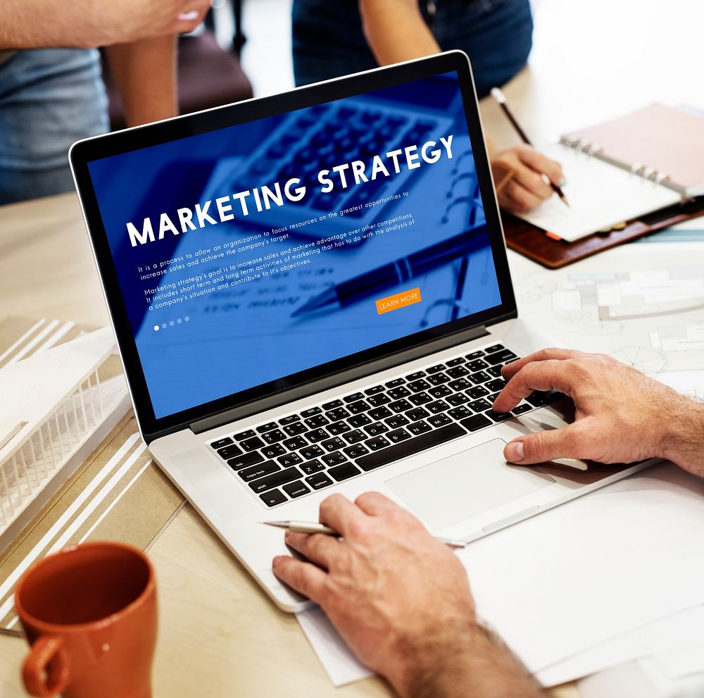 Marketing Strategy Business Analysis Concept