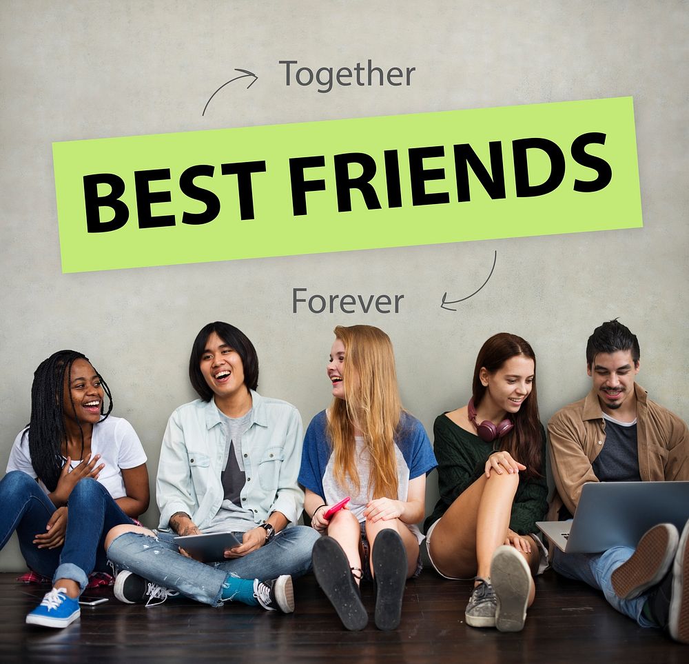 Best Friends Love Partnership Concept
