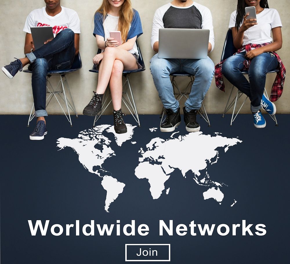 Worldwide Network Globalization Community Concept