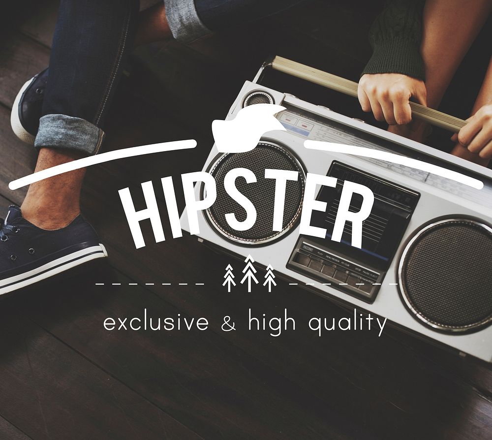 Hipster Vintage Vector Graphic Concept